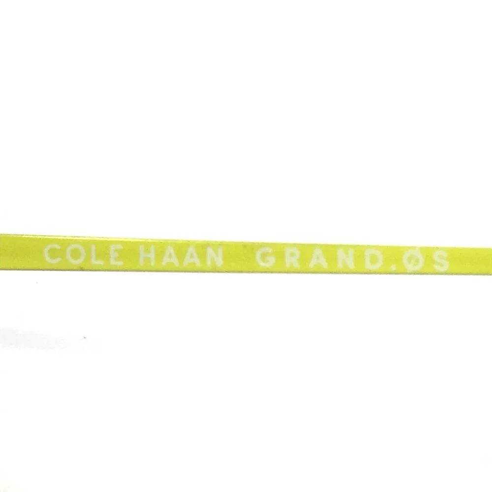 Cole Haan Eyeglasses Frames CH4040 001 BLACK Neon Yellow Square Full 56-18-145